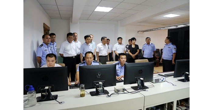 ，汶上縣政協(xié)領導視察社會治安視頻監(jiān)控系統(tǒng)建設及交通基礎設施建設工作