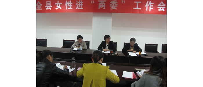 汶上縣婦聯專題召開汶上縣女性進 “兩委”工作會議