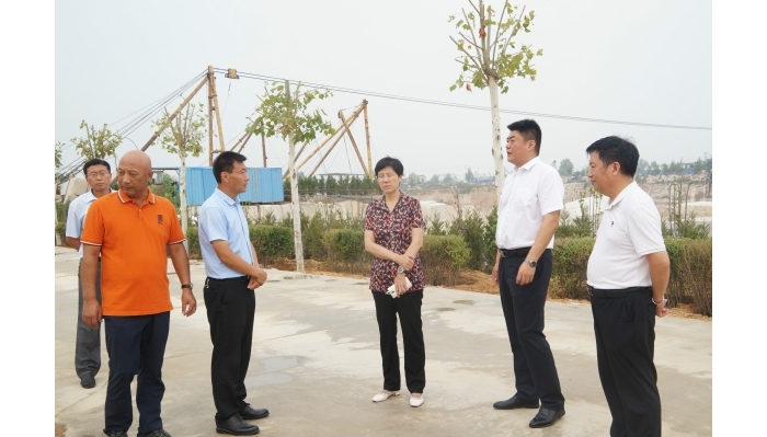 李志紅到白石鎮(zhèn)督導檢查石材轉型升級工作